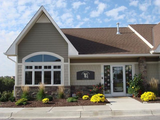 Exterior of Montessori Academy building.