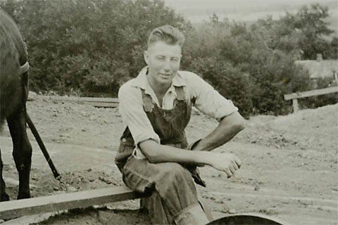 person's old photo