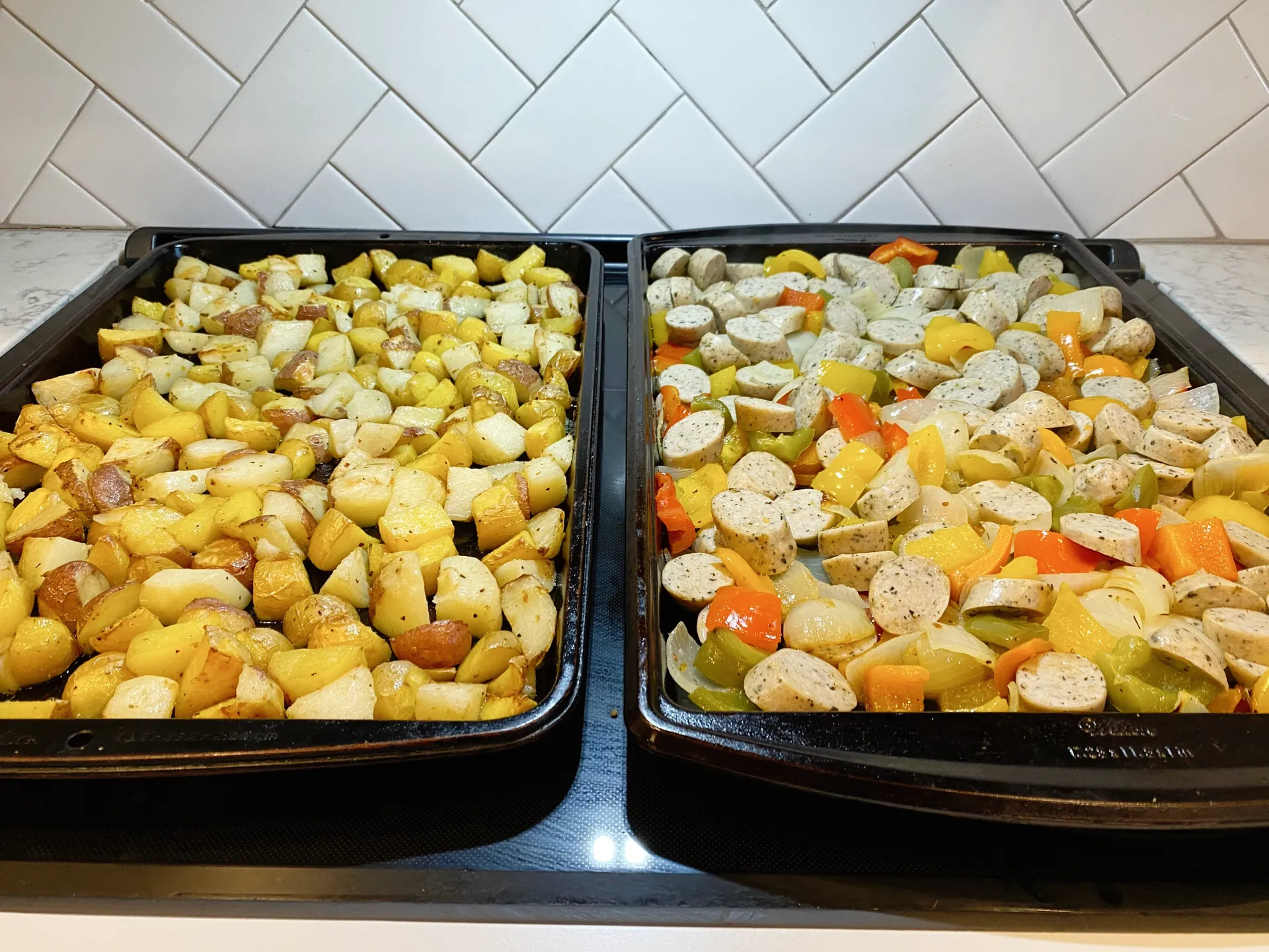 Easy Gluten Free Chicken Apple Sausage Potato Meal