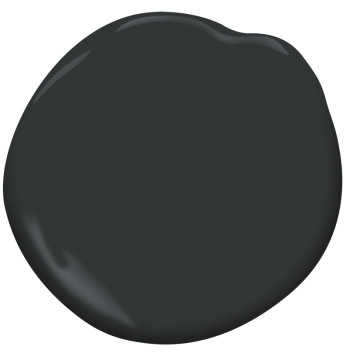 Benjamin Moore Black Satin