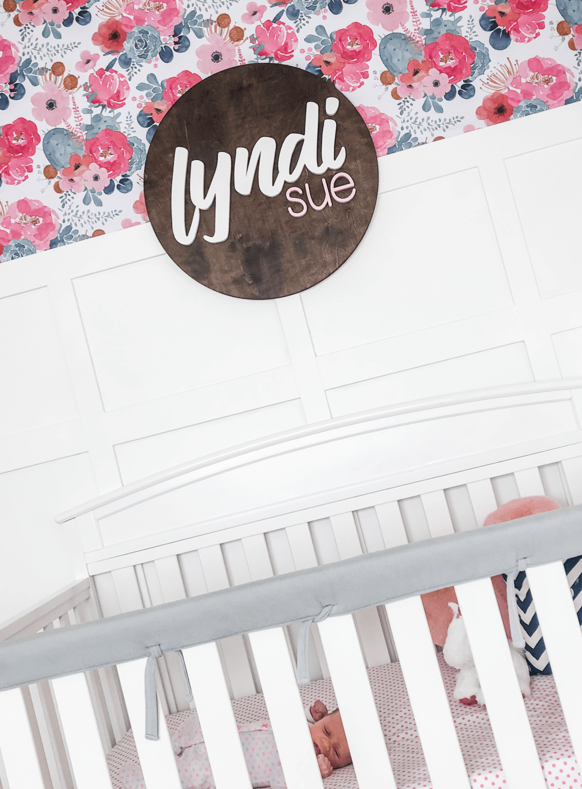 Baby girl nursery design