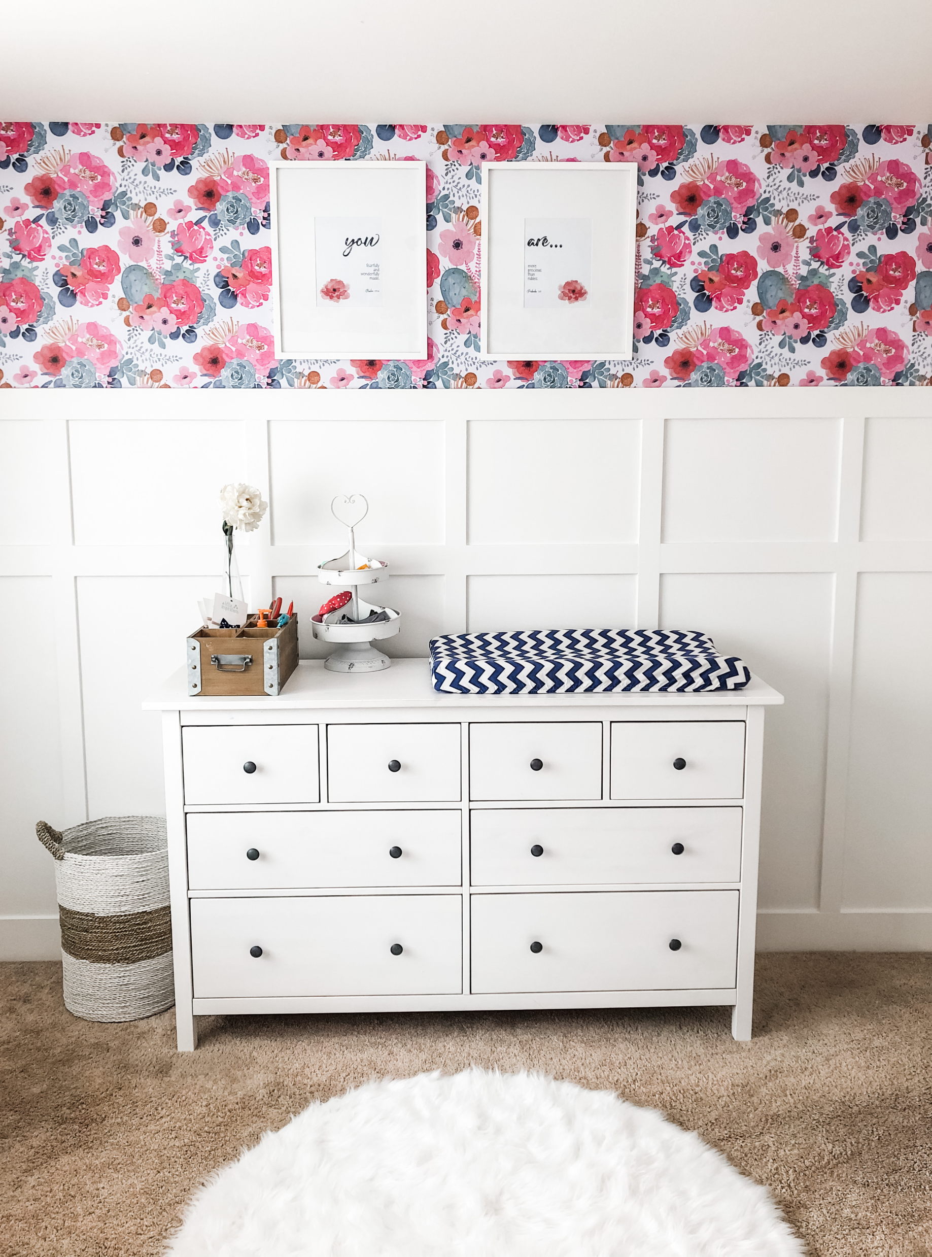 baby girl nursery design recap