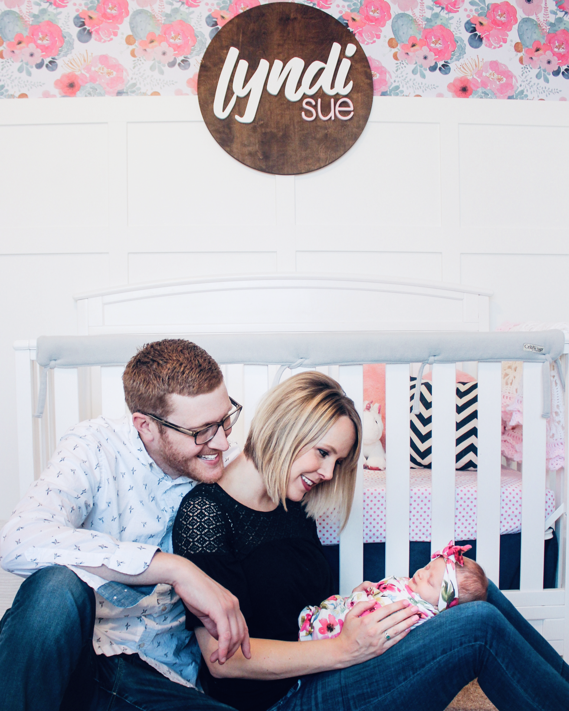 Baby girl nursery design