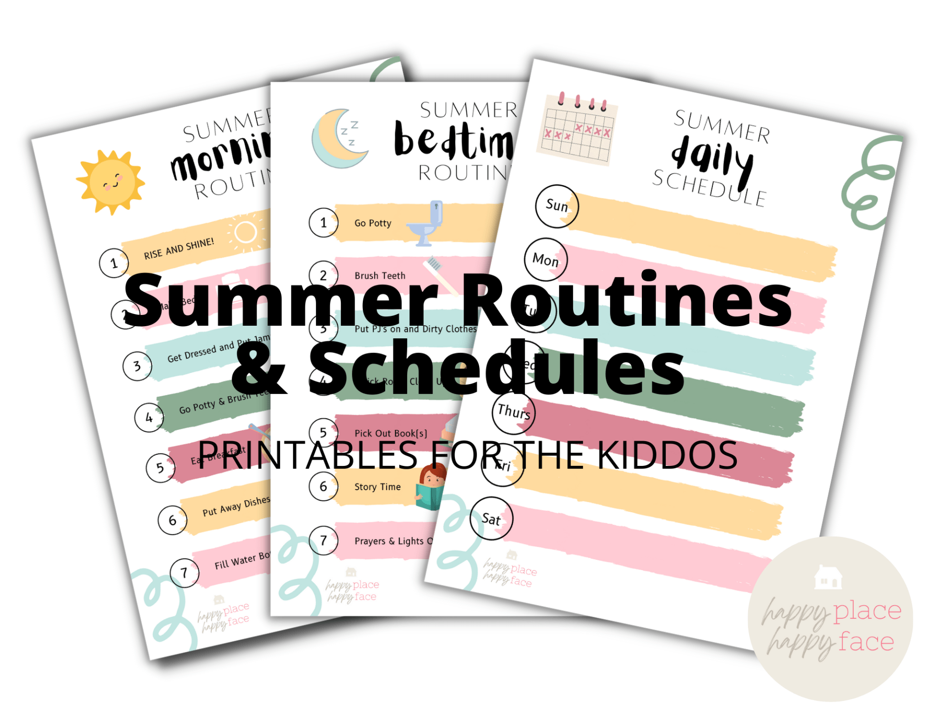 3 Printables to Create Structure & Routine with your Kids