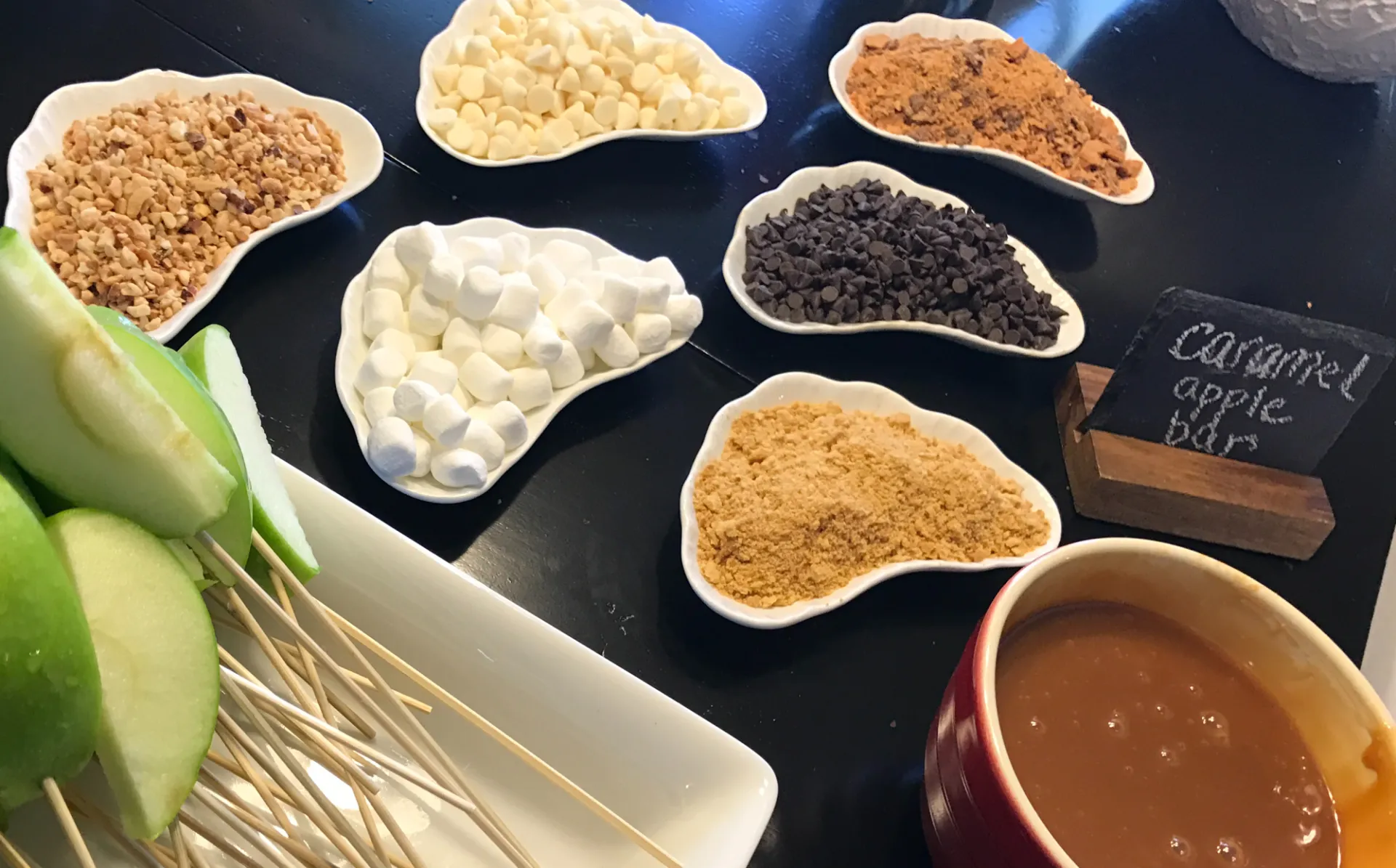 Caramel Apple Bar Party Tips and Ideas
