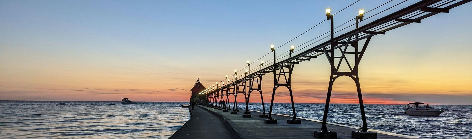 Stock Photo of a beach in Michigan