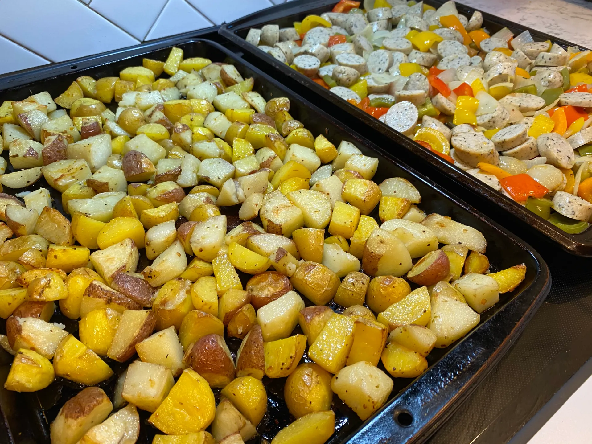 Easy Gluten Free Chicken Apple Sausage Potato Meal