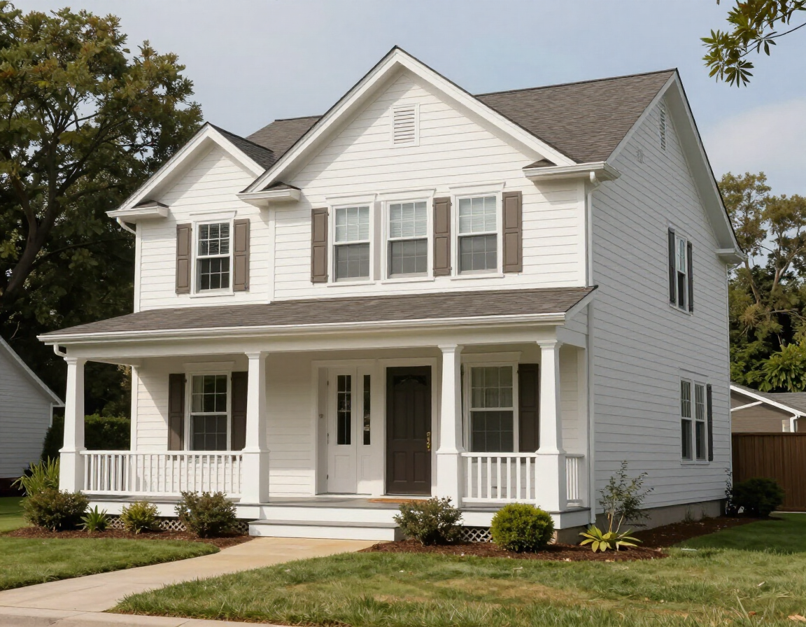 Exterior house painting fresh coat