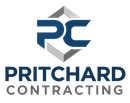 click logo to return to home page Pritchard Contracting Logo - epoxy floor coverings des moines