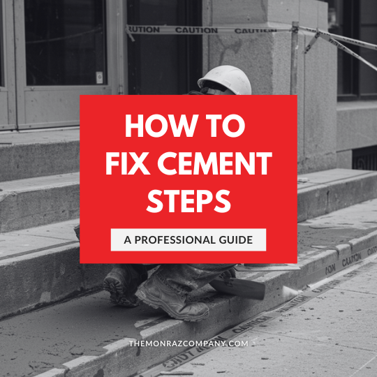 How To Fix Cement Steps: A Professional Guide