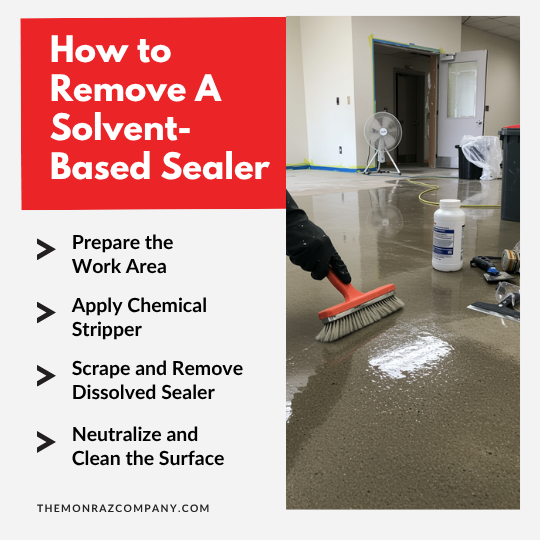 How to Remove a Solvent-Based Sealer