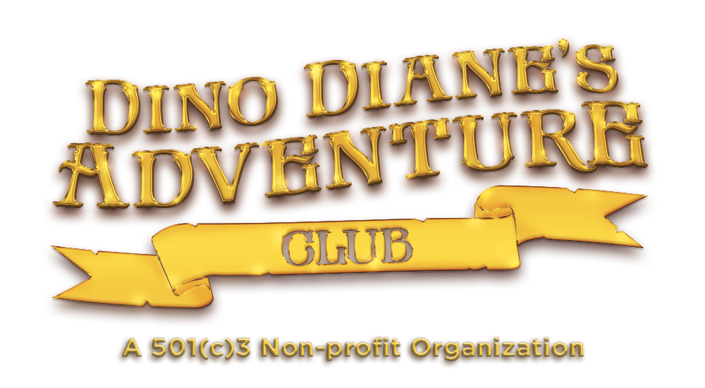 The logo for the dino diane 's adventure club