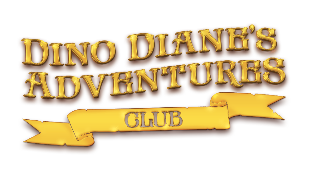 The logo for dino diane 's adventures club