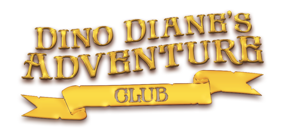 The logo for dino diane 's adventure club