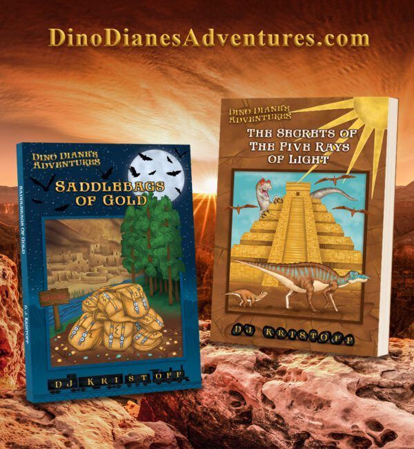 Two books titled saddleback of gold and the secrets of the five rays of light