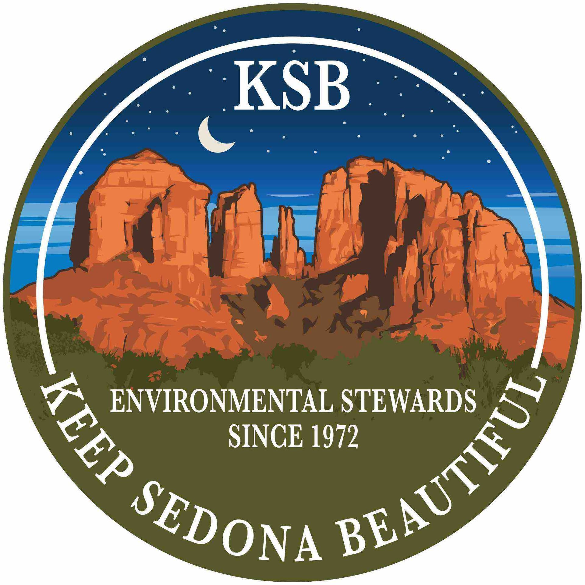 A logo for ksb environmental stewards since 1972