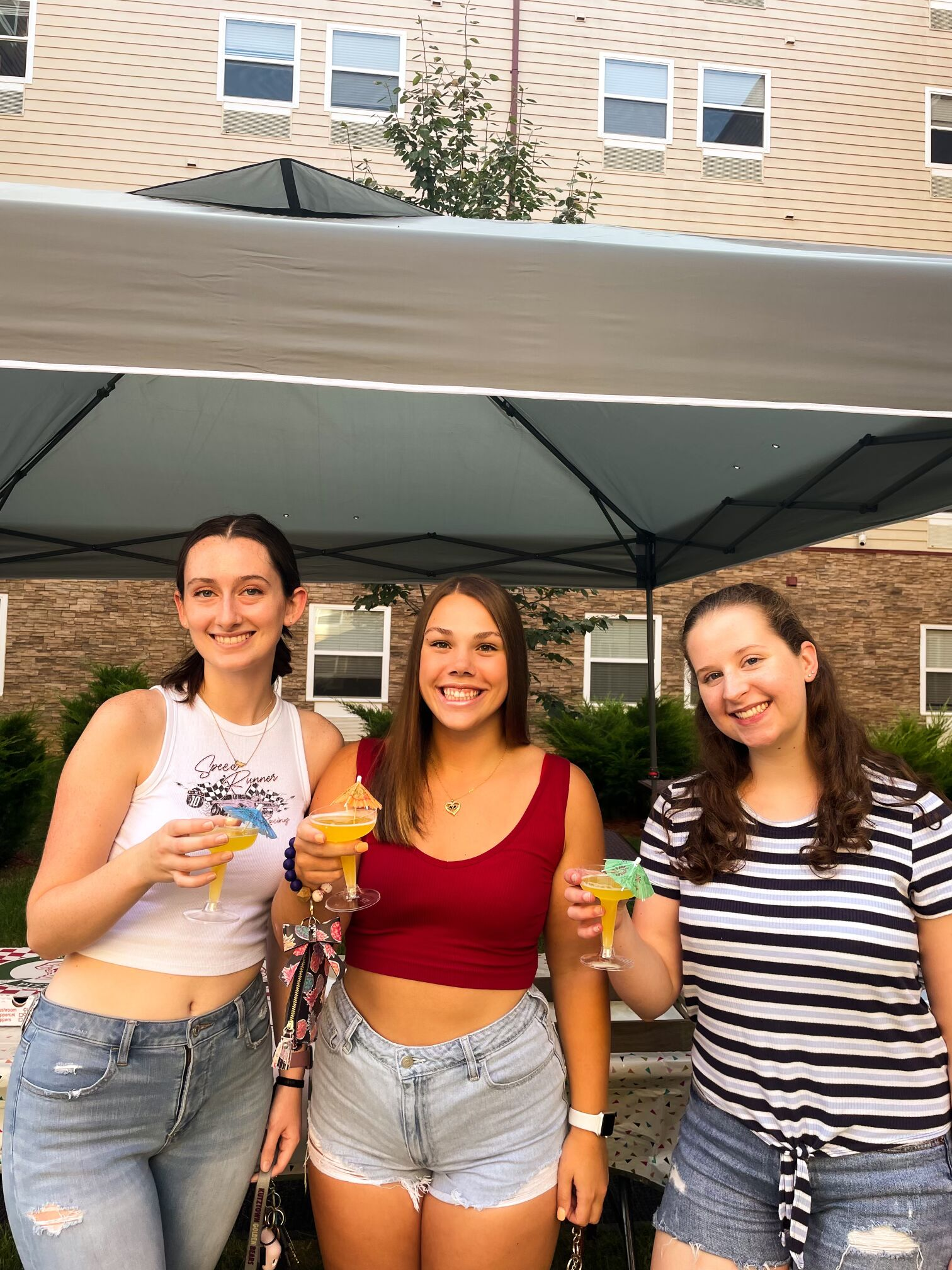 residents smiling