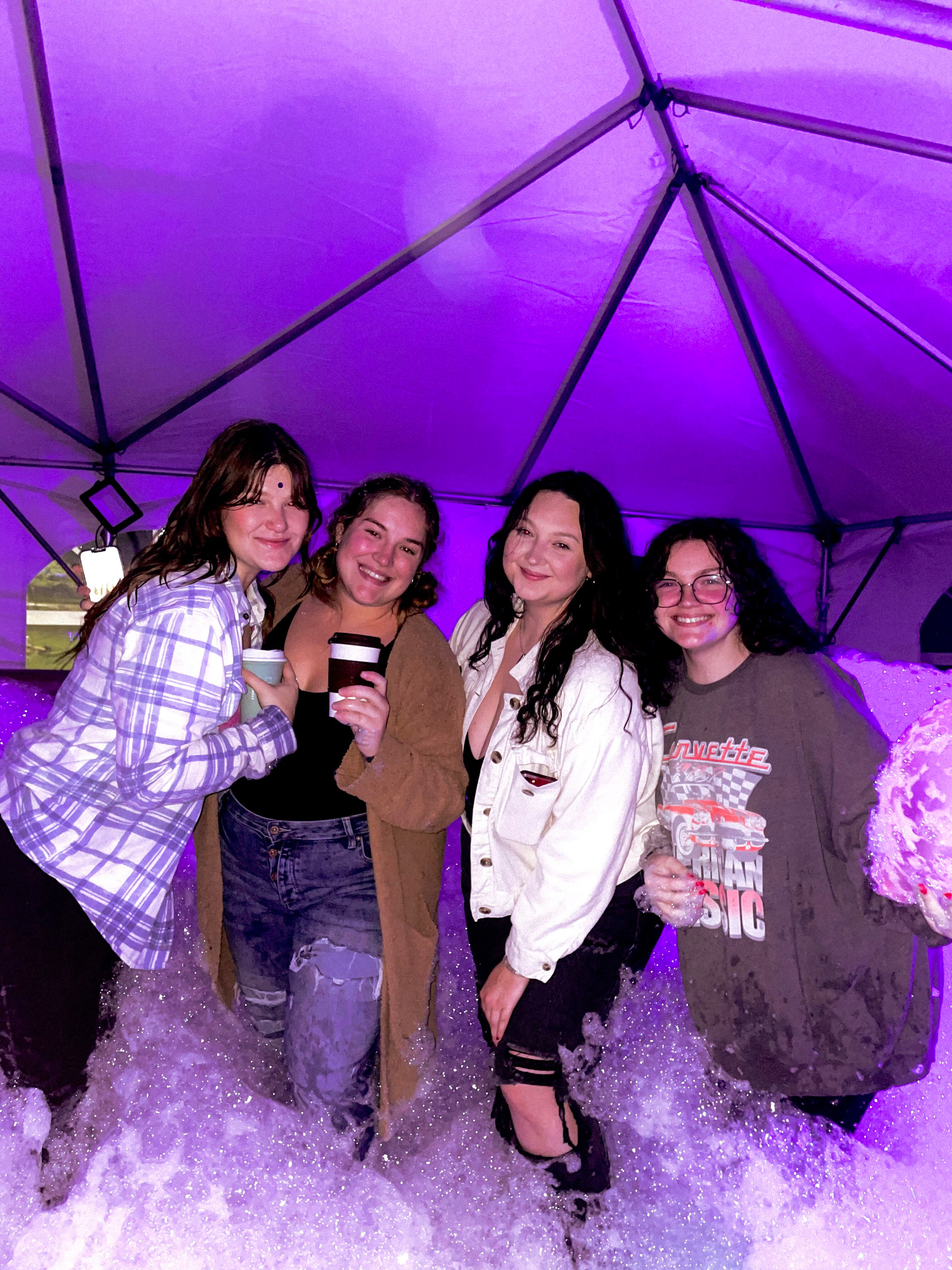 friends at an event