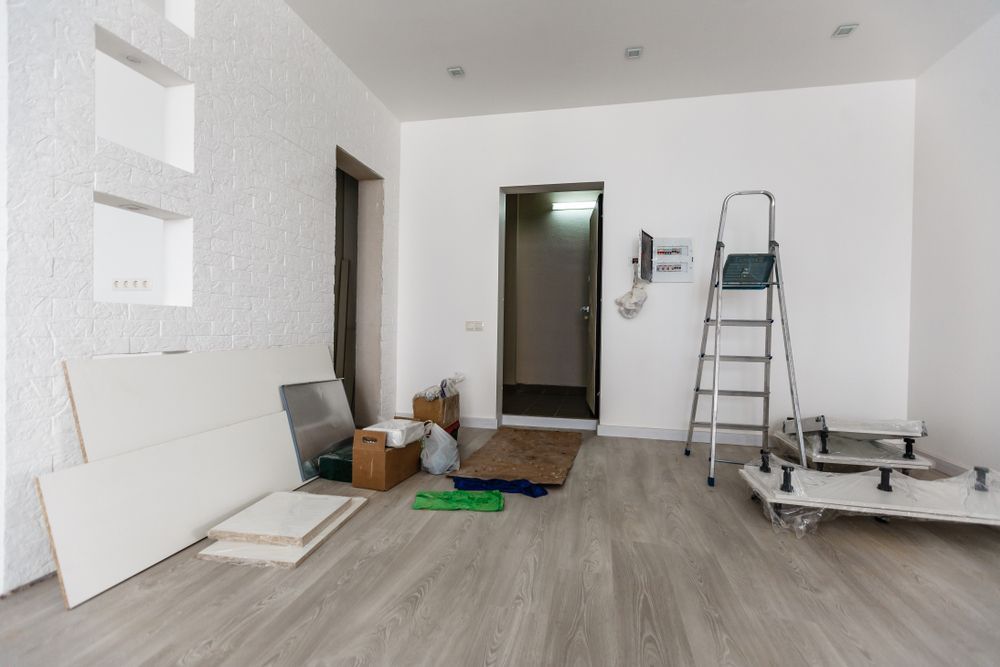 There Is A Ladder In The Middle Of The Room — Harris Design & Building Concepts In Cannonvale, QLD