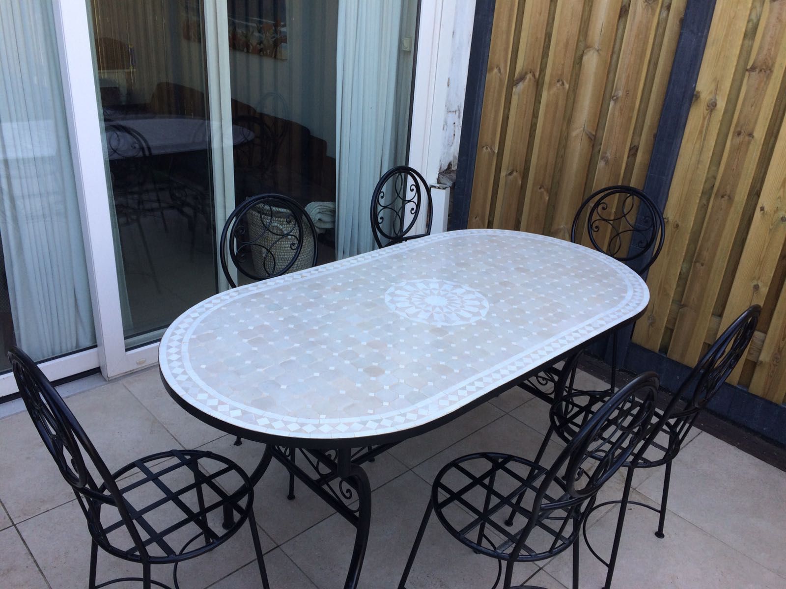 Marokkaanse mozaiektafel
