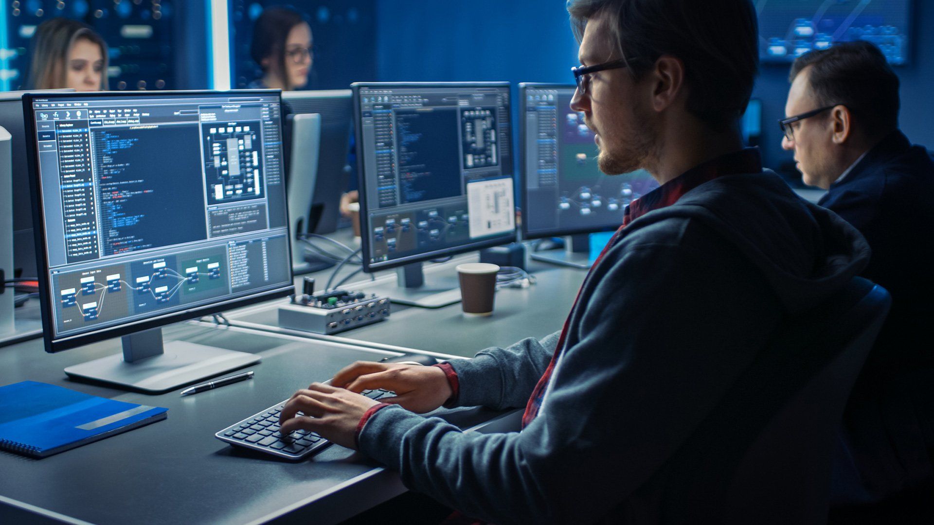 Man Working on Desktop — University Place, WA — ComputerLab