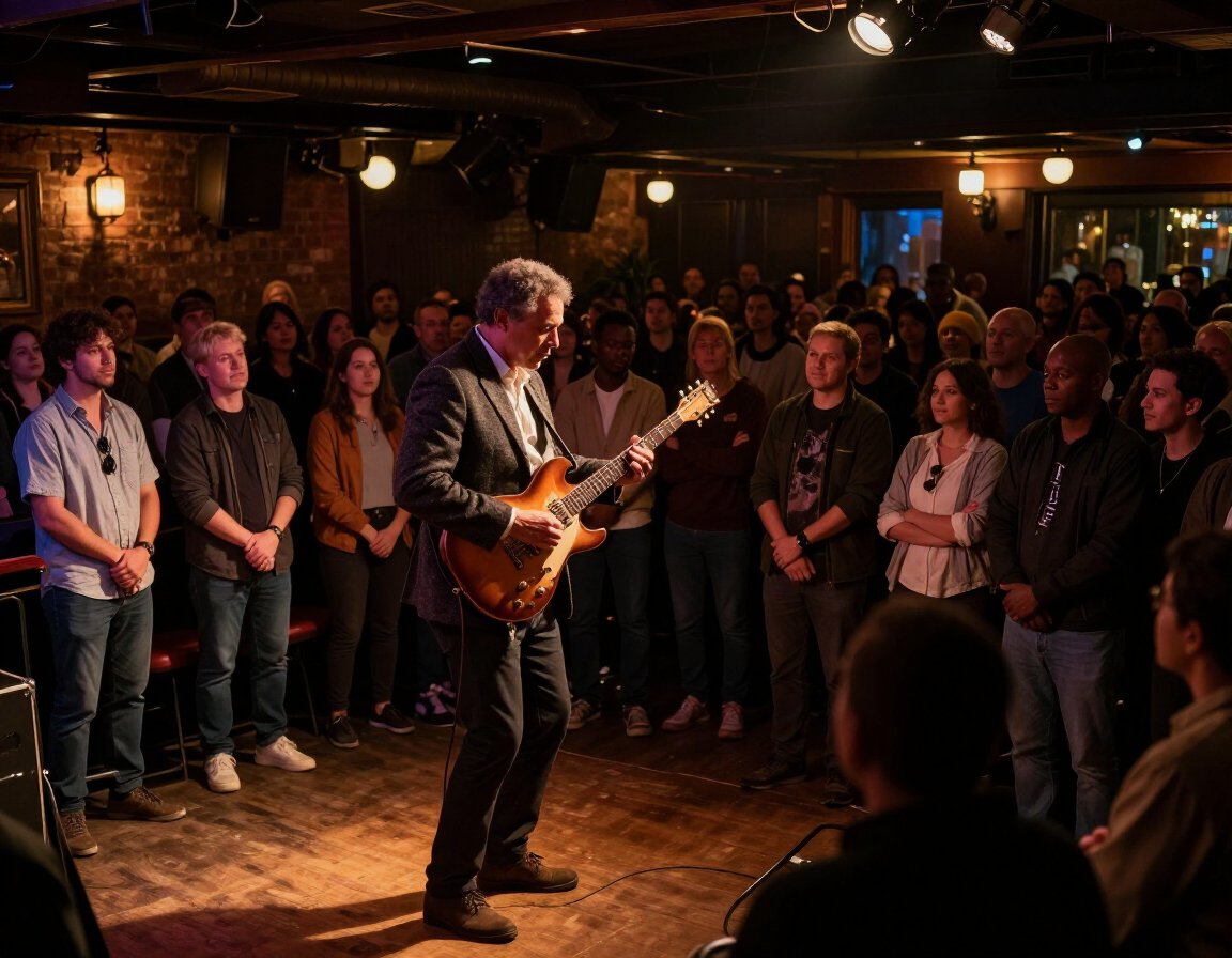 Crowd at a live The Dubber performance