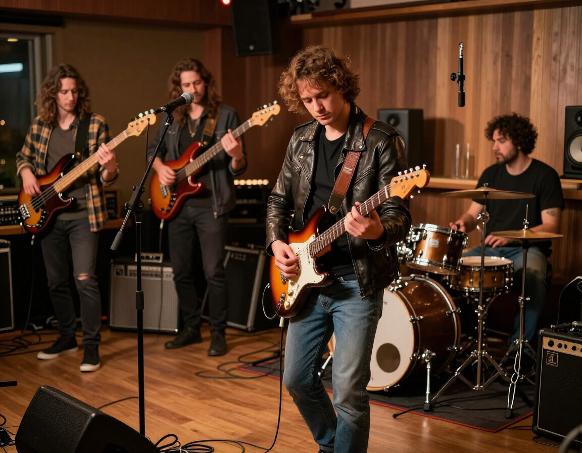 The Dubber with his live performance team