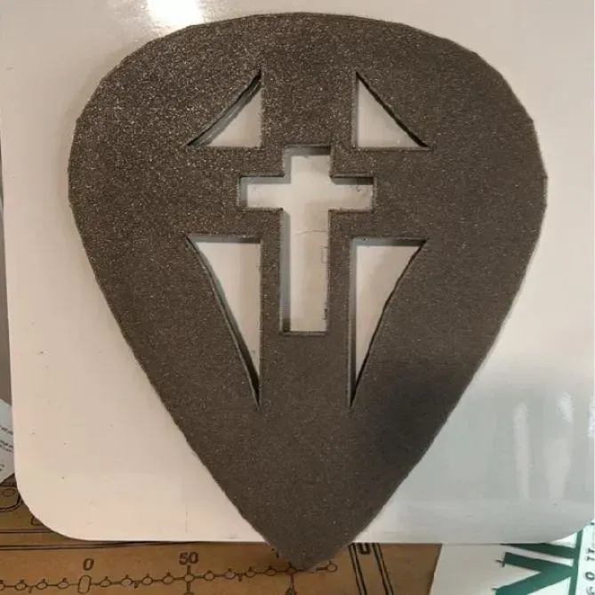 Shaped shield sign