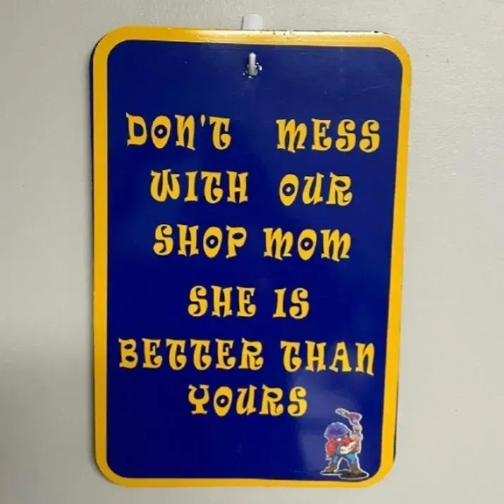 Novelty shop sign