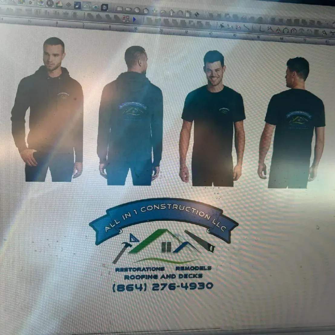 Crew in matching polos