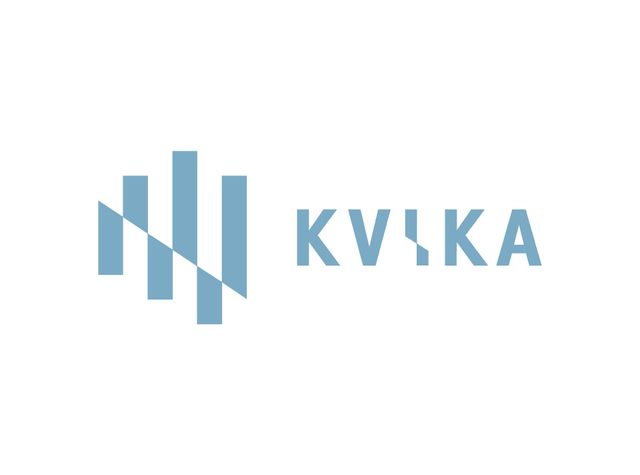 Blue logo with stylized bars, "KVLKA" text.
