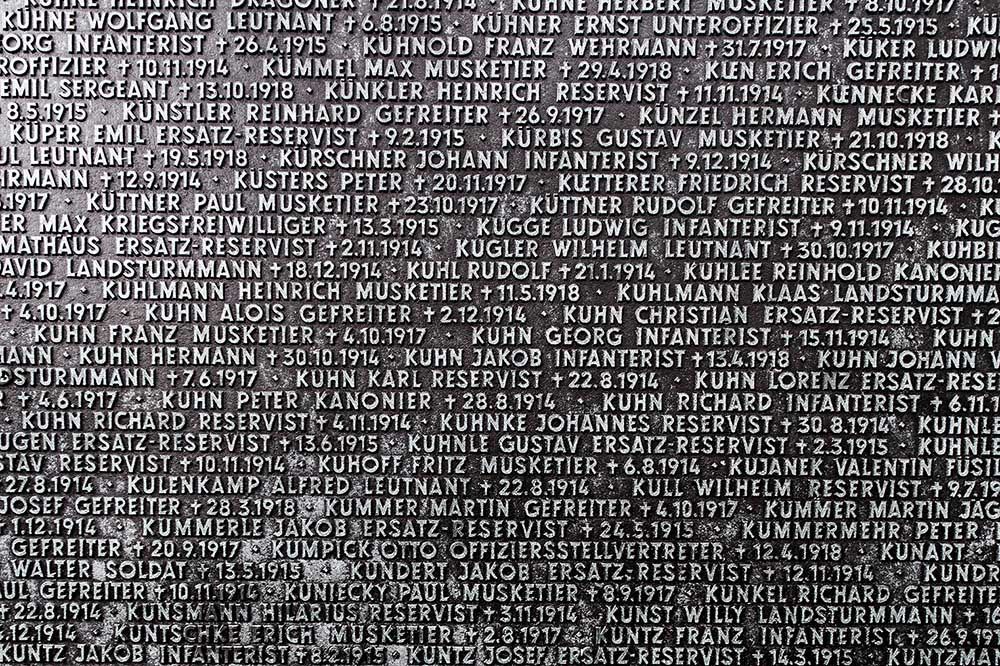 Studentenfriedhof, Langemark-Poelkapelle WW1