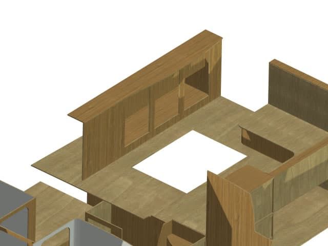 3d model Jacht, Cruiser interieurontwerp InterieurbouwNoord