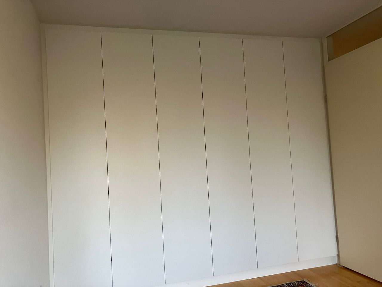 witte slaapkamer kasten van hout inbouwkasten zonder hendel