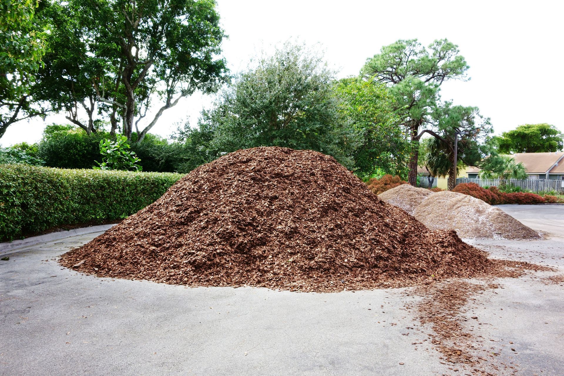 Pile Of Mulch — Painesville, OH — McCallister's Landscaping