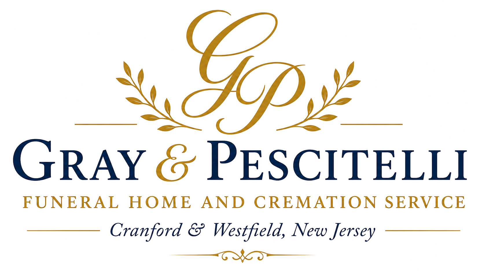 The logo for sample funeral home is shown on a white background.