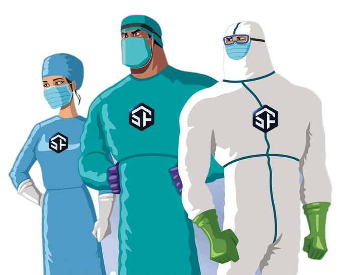medical characters with snotforce uniform