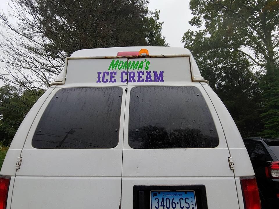 The back of a white