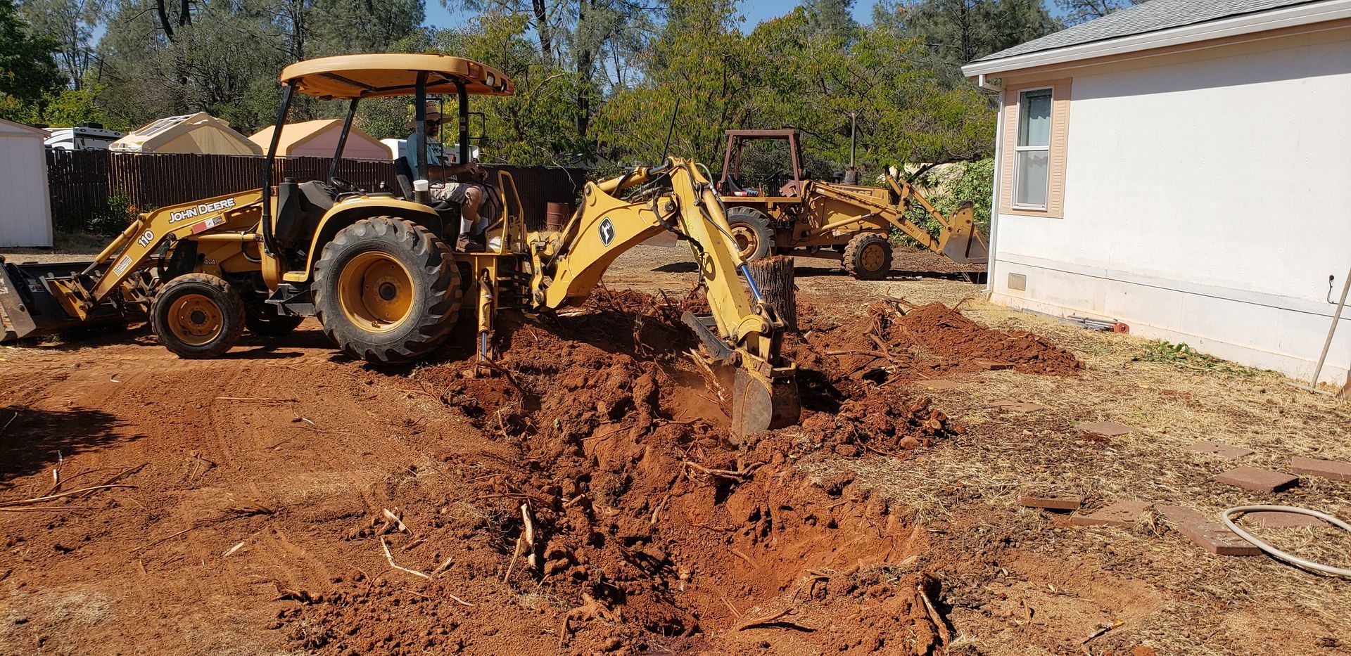 excavation service dirt work utility service