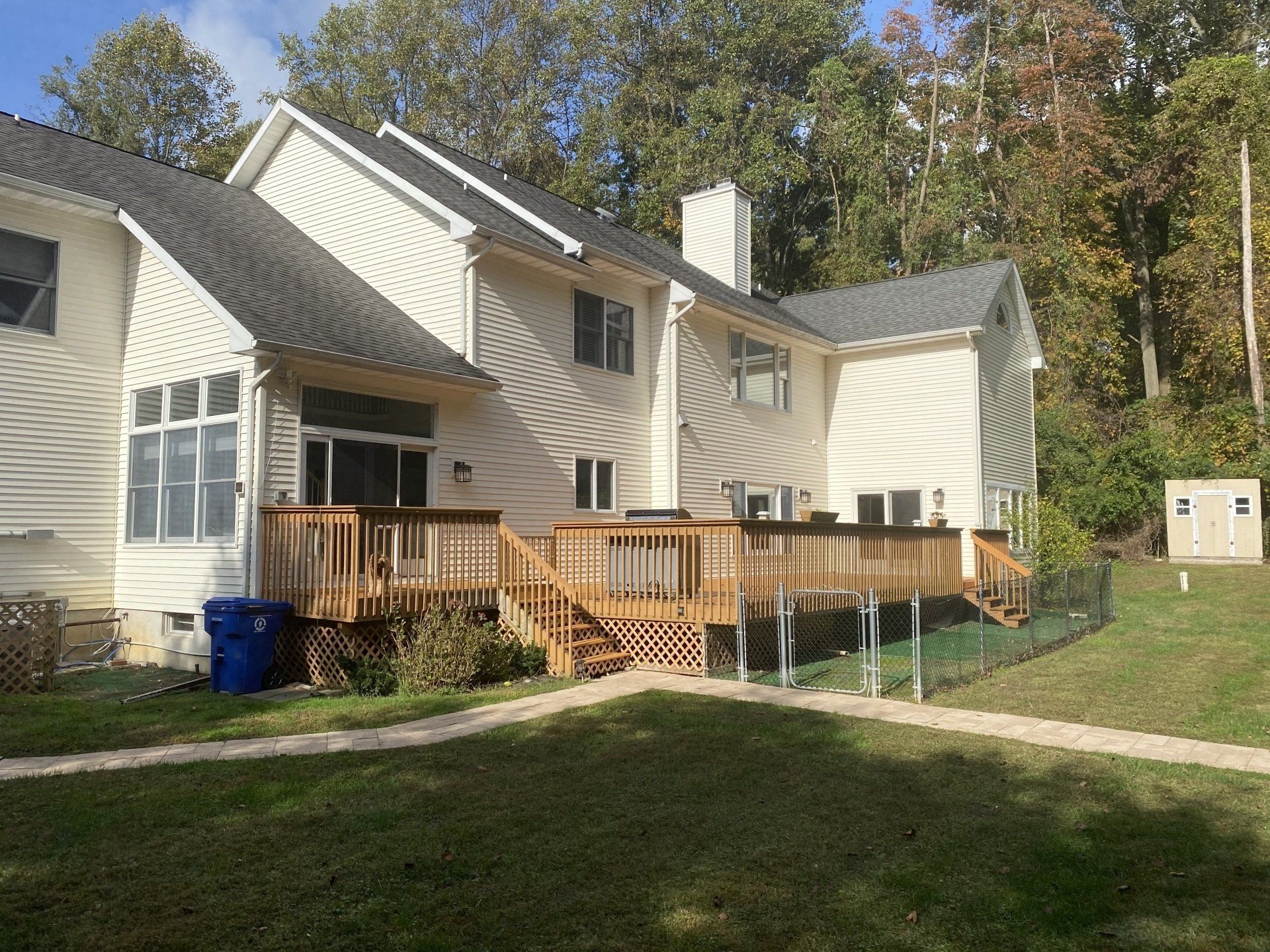 Before Adding Backyard Grass — Middletown, NJ — Precision Landscape Contractors