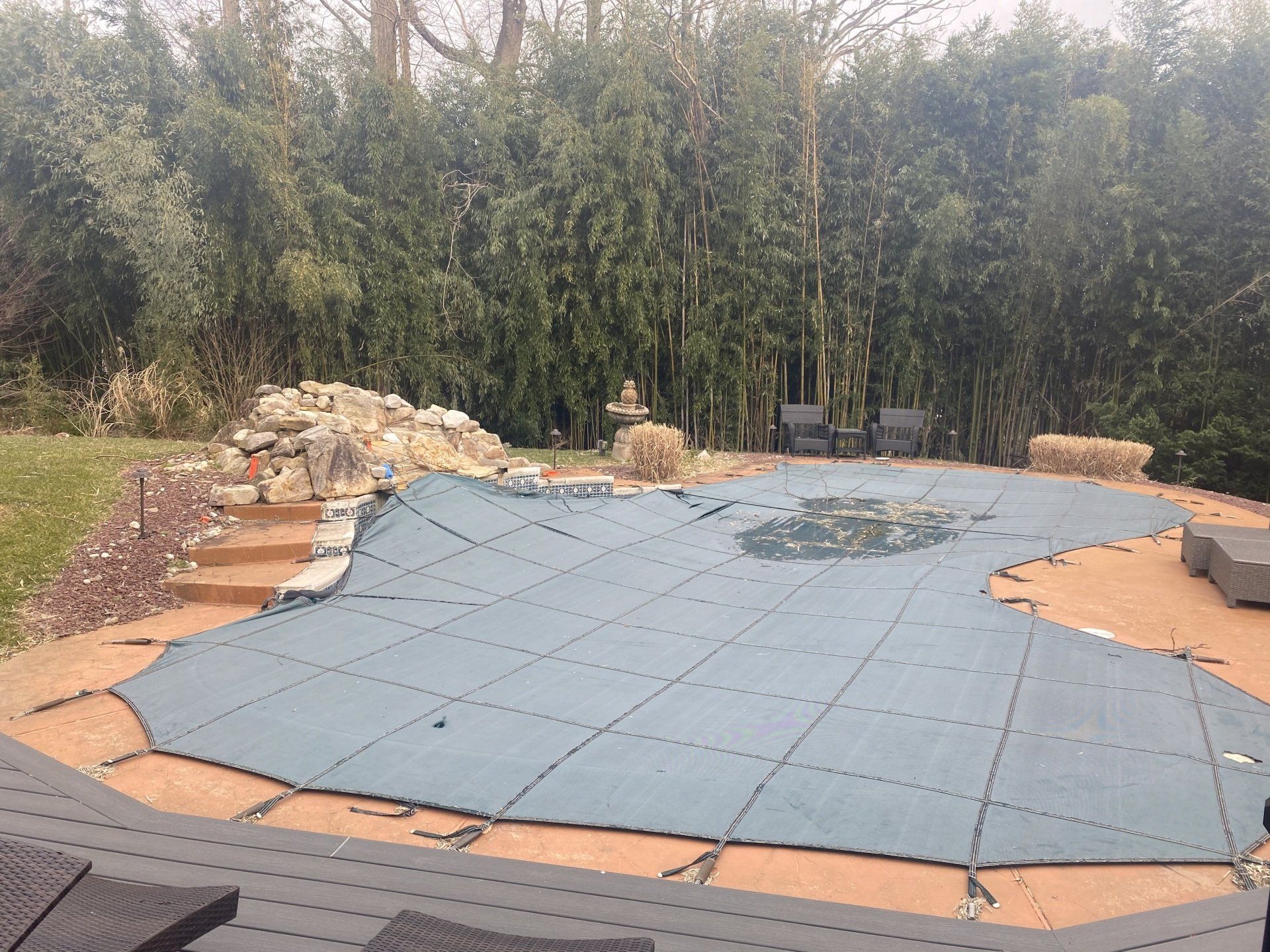 Before Adding Backyard Grass — Middletown, NJ — Precision Landscape Contractors