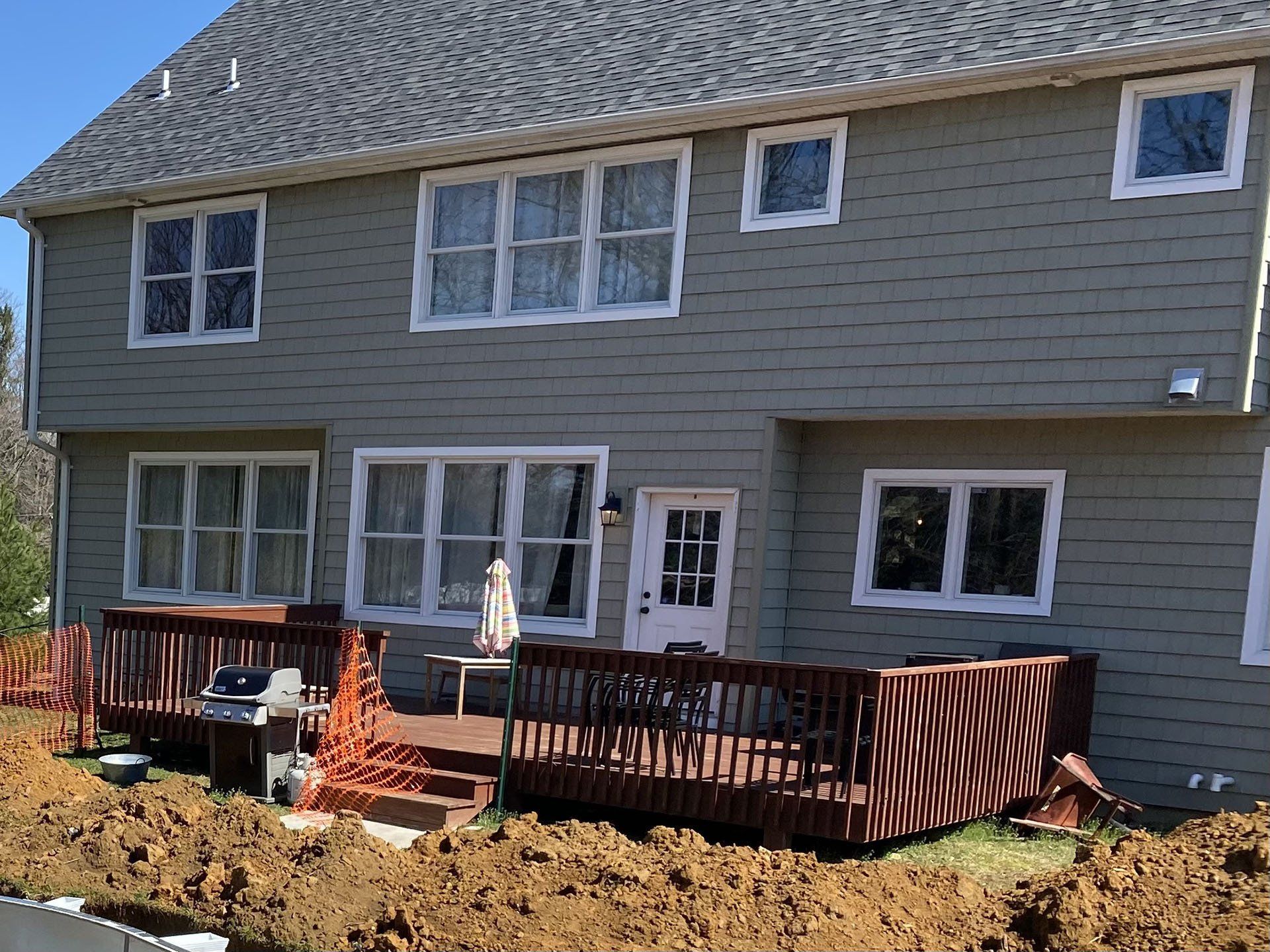 Before Patio Installation — Middletown, NJ — Precision Landscape Contractors