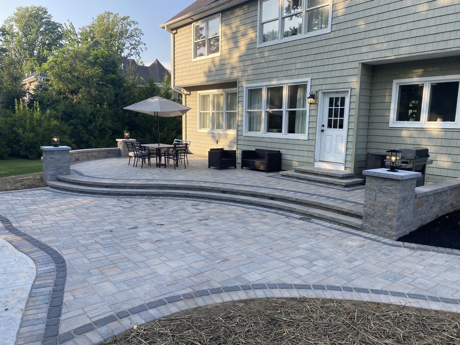 After Patio Installation — Middletown, NJ — Precision Landscape Contractors