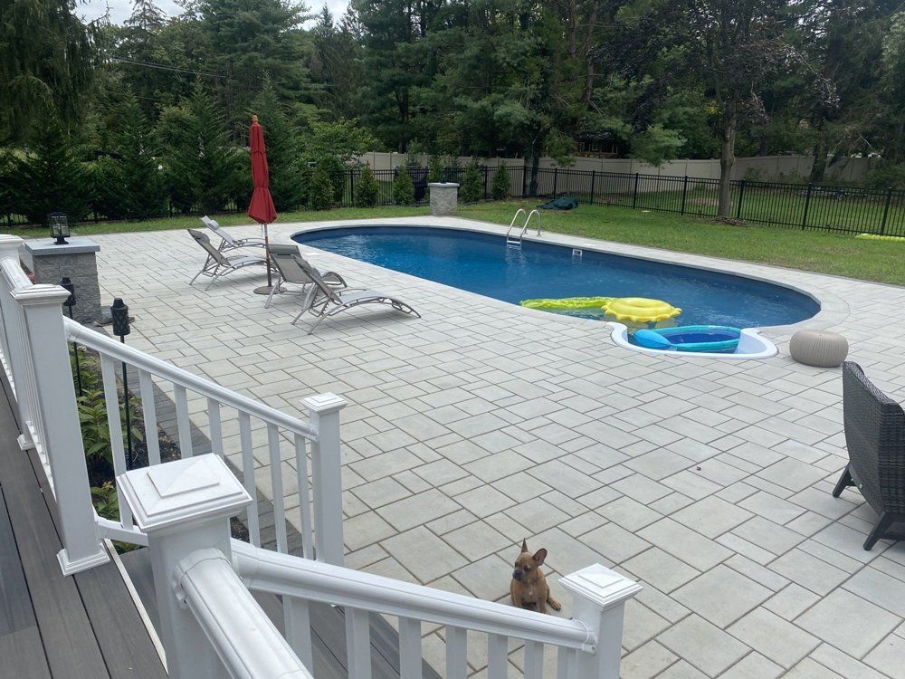 Before Pool Construction — Middletown, NJ — Precision Landscape Contractors