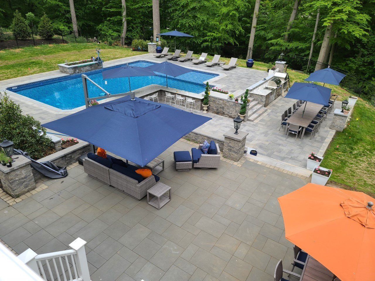 After Adding Backyard Grass — Middletown, NJ — Precision Landscape Contractors