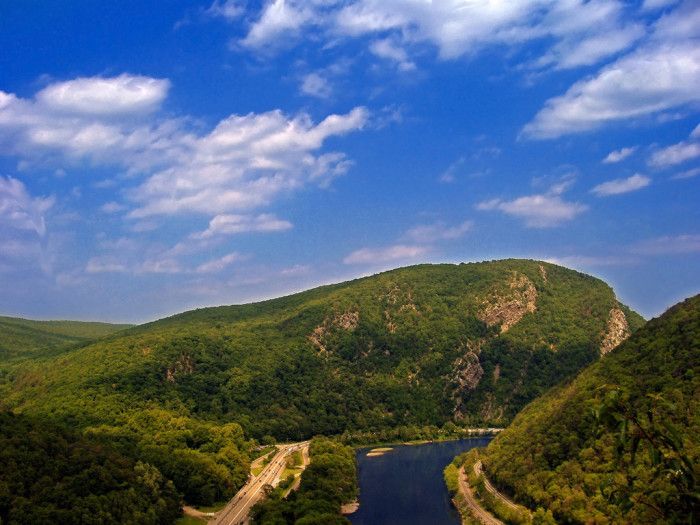 8. The Delaware Water Gap, Northwest New Jersey