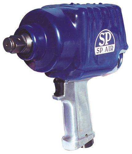 Blue and silver SP Air impact wrench.