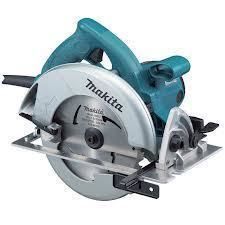 Makita circular saw with a teal handle and silver blade, on a white background.