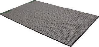 Gray bamboo mat.