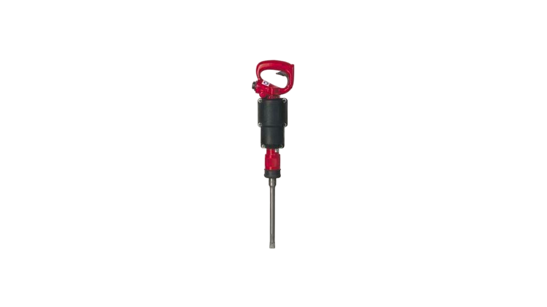 Red and black air hammer tool.